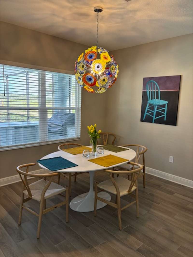 Murano Ceiling Light Blown Glass Plates Chandelier (Multi Colors) review Ricardo 01