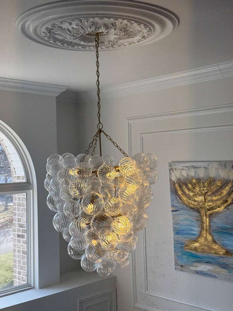 Glass Bubble Light Fixture Big Bubble Chandelier review Kjetil 01