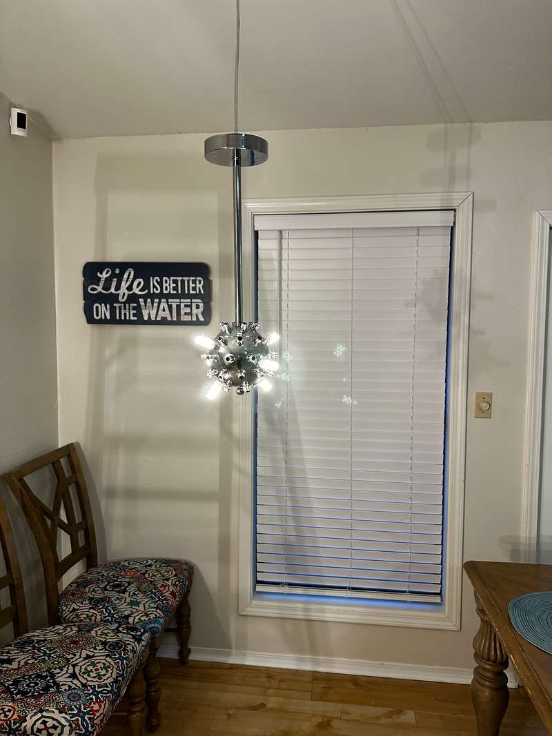 Chihuly Style Chandeliers Sputnik Pendant Light (Light Azure And Blue ) review Mary 00