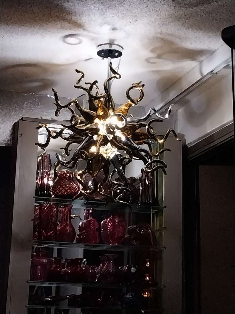 Sputnik Pendant Light Chihuly Style Chandeliers (Golden And Silver) review Betten 02