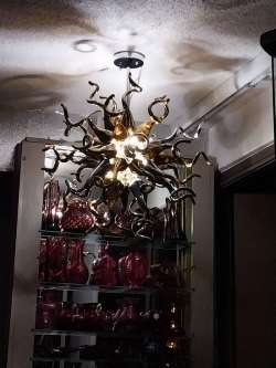 Sputnik Pendant Light Chihuly Style Chandeliers (Golden And Silver) review Betten 03