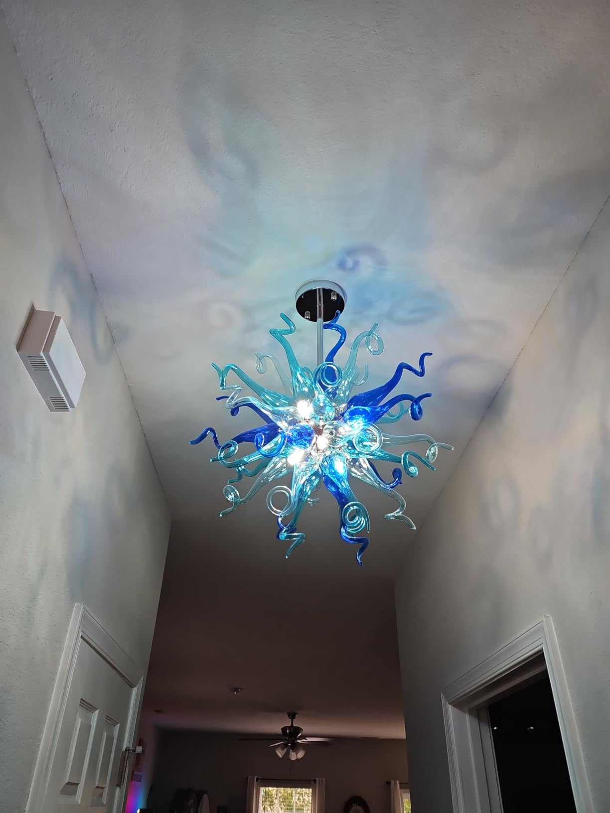 Chihuly Style Chandeliers Sputnik Pendant Light (Light Azure And Blue ) review Summer 00