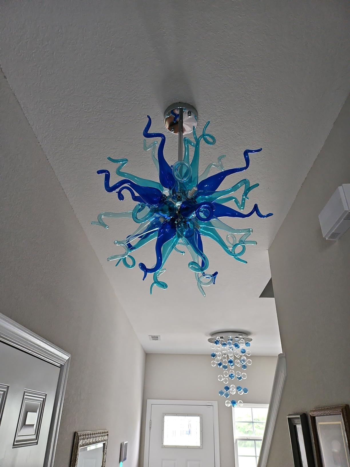 Chihuly Style Chandeliers Sputnik Pendant Light (Light Azure And Blue ) review Summer 01