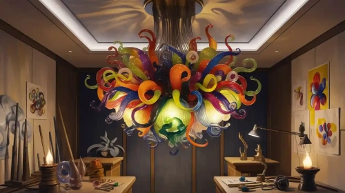Creating Your Own Chihuly-Inspired Chandelier: Techniques, Materials, and Step-by-Step Instructions
