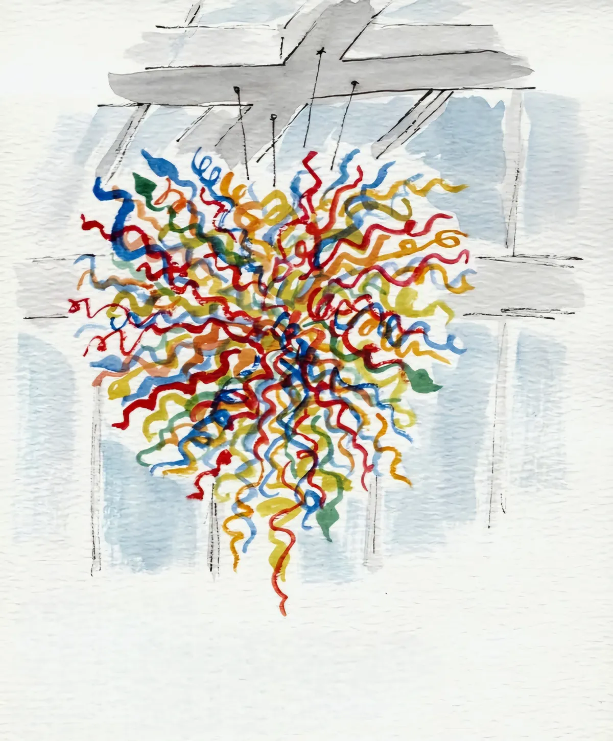 Chihuly Style Chandeliers
