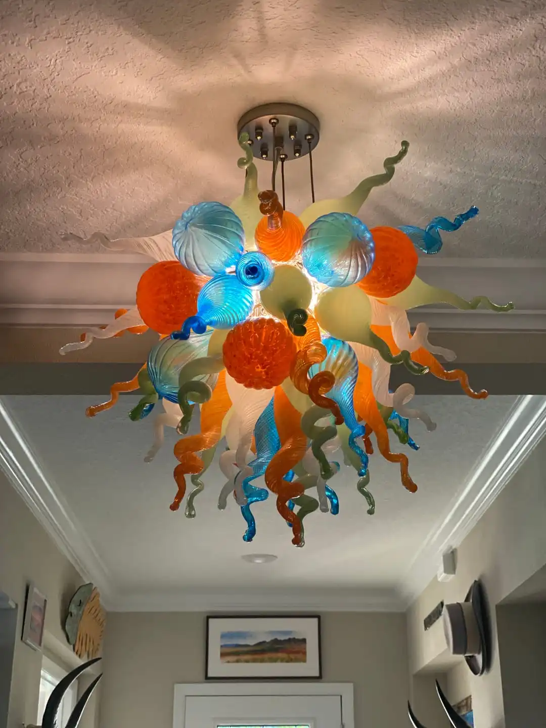 Chihuly Style Chandelier