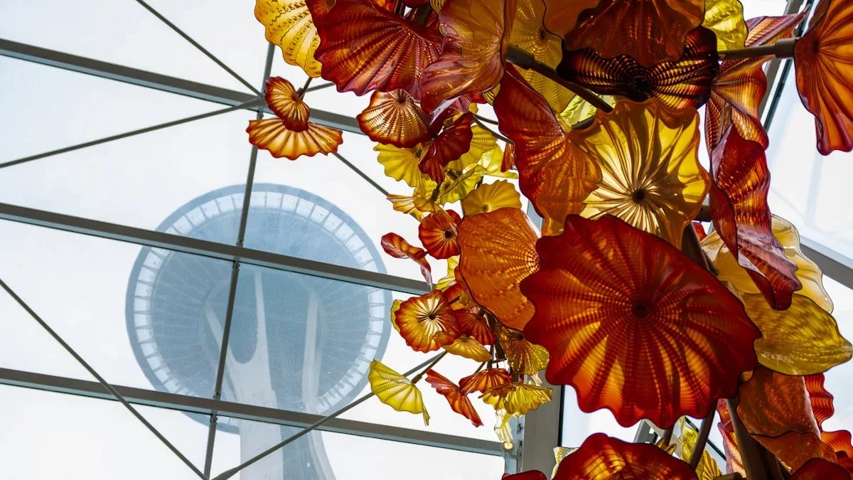 chihuly glass chandelier price