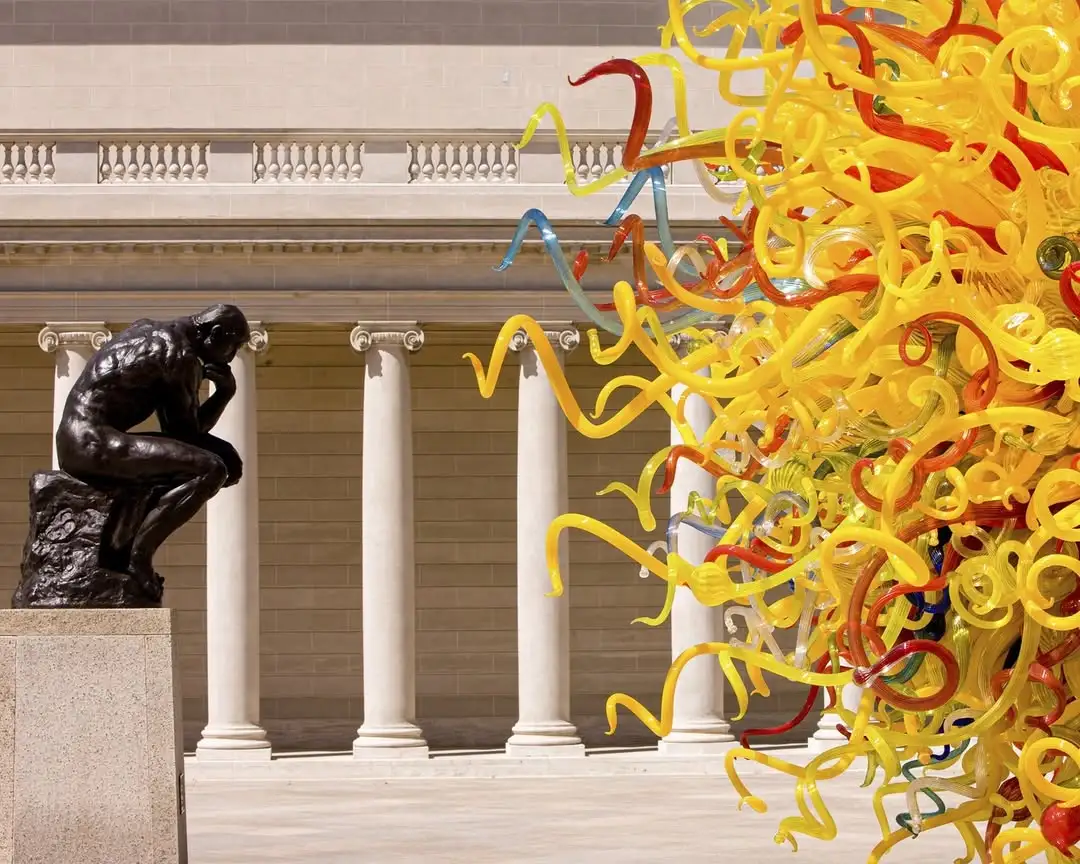 Chihuly Style Chandelier