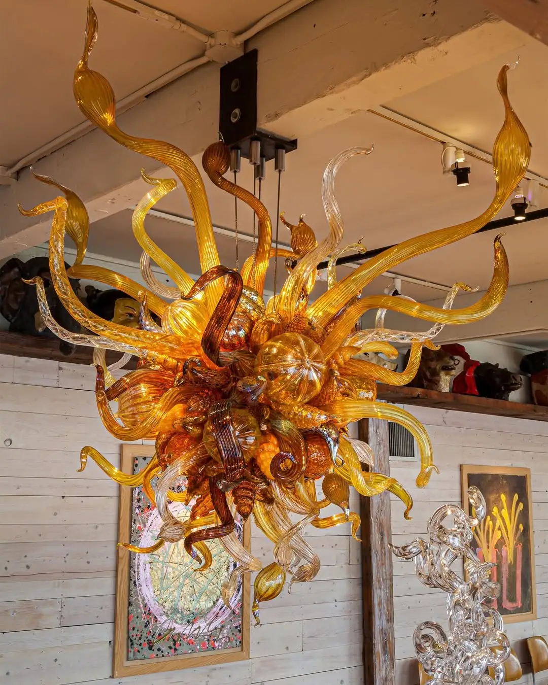 Hand Blown Glass Lights