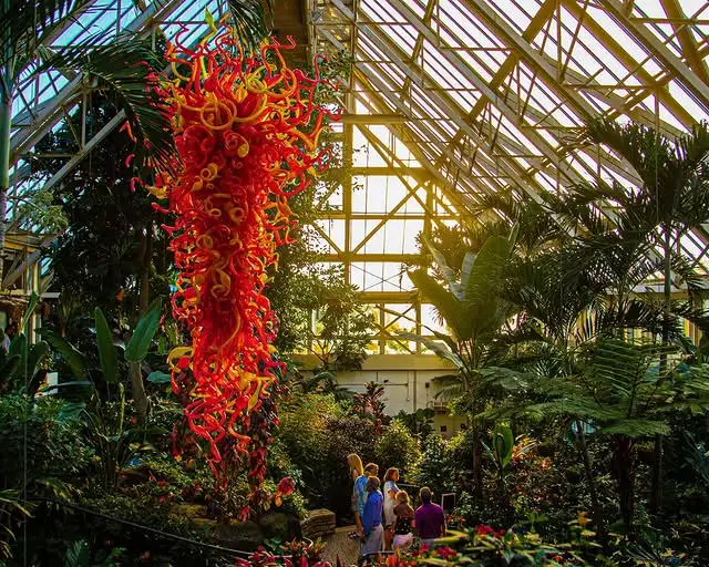 Chihuly Style Chandelier