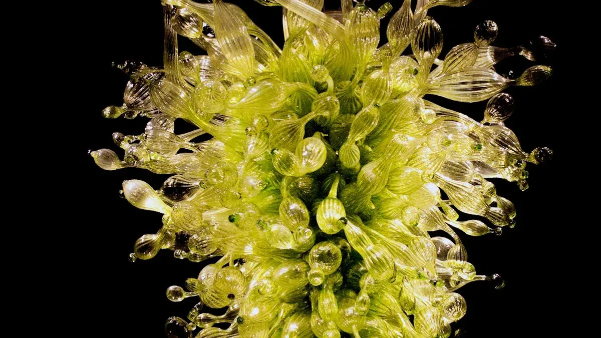 Chihuly Style Chandelier