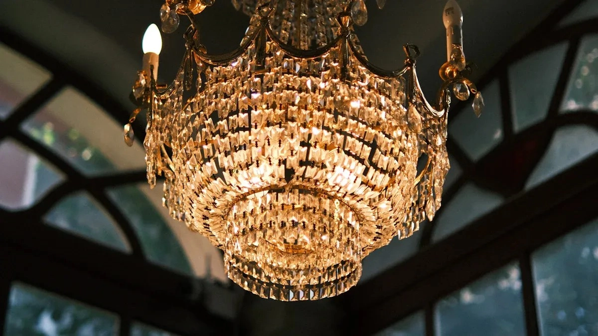Glass Chandelier