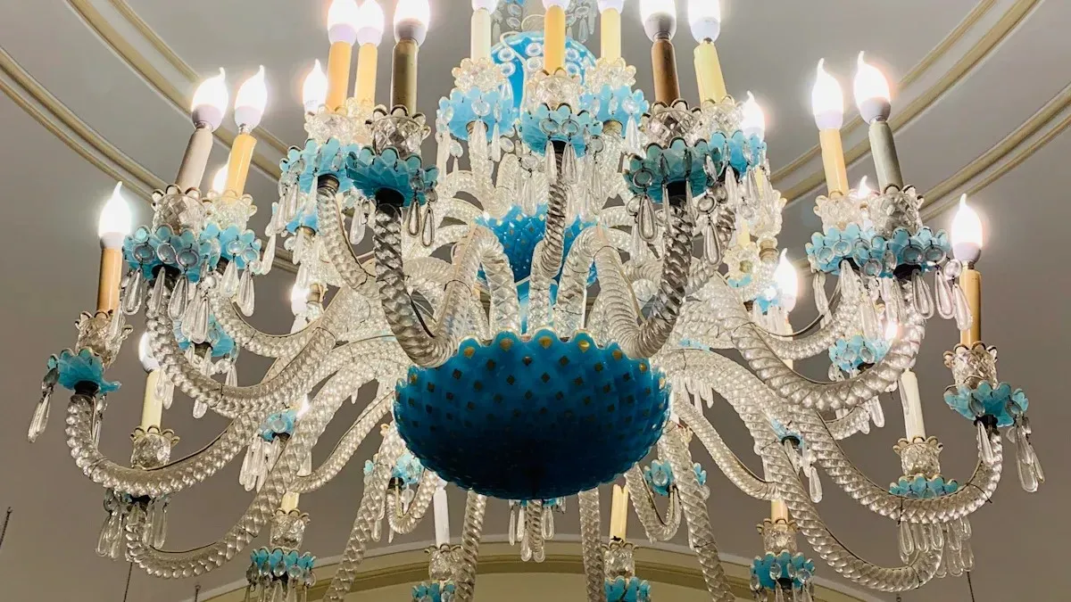 Glass Chandelier