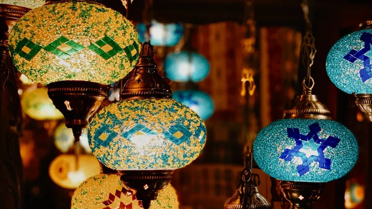 Hand Blown Glass Pendant Lighting