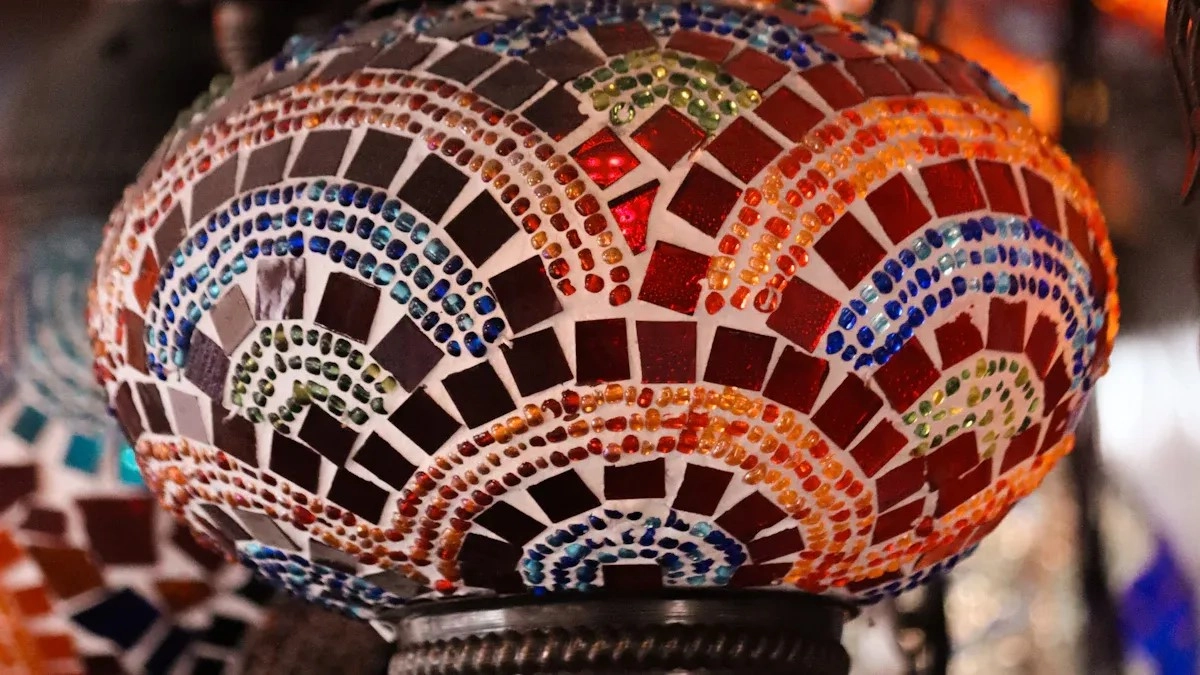 Blown Glass Pendant Lamps