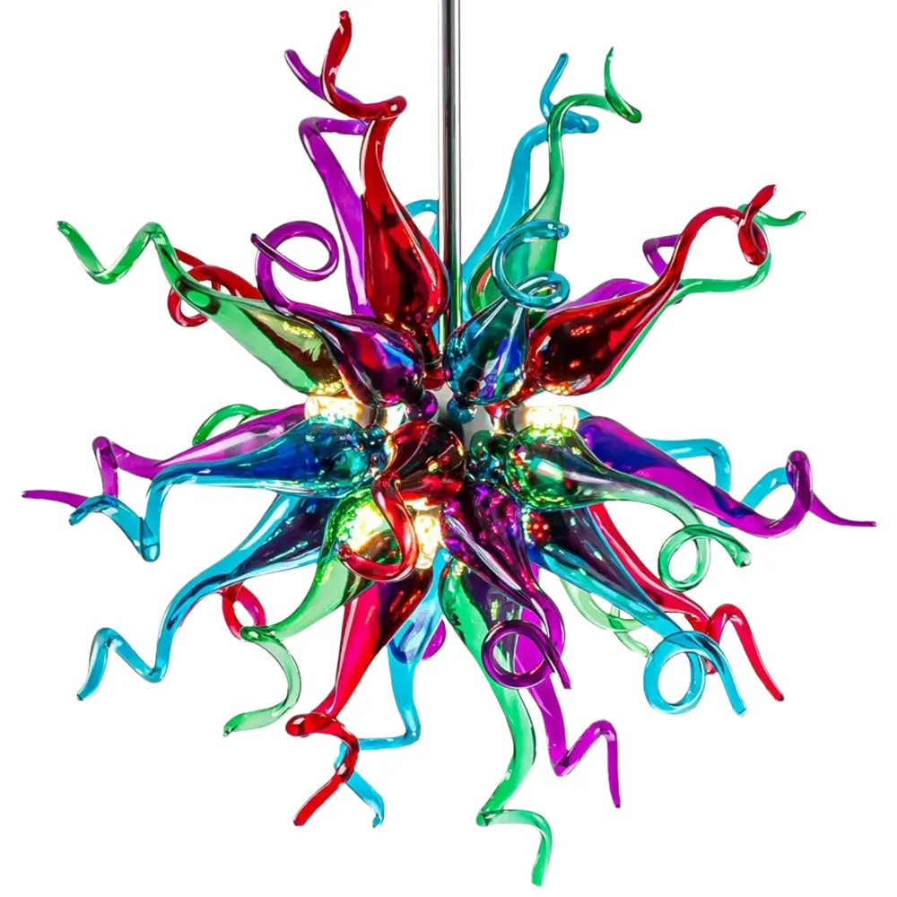 Artistry of Stained Glass Chandeliers
