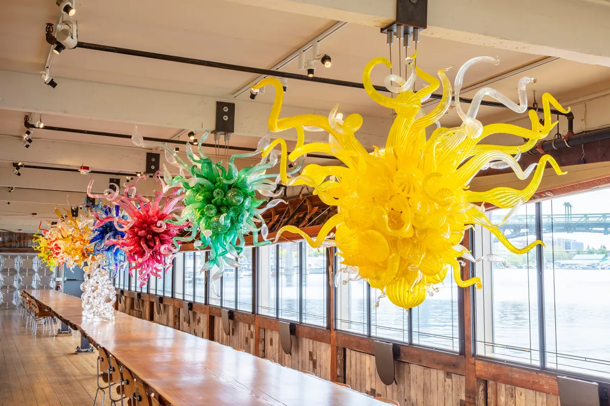 Murano glass chandeliers