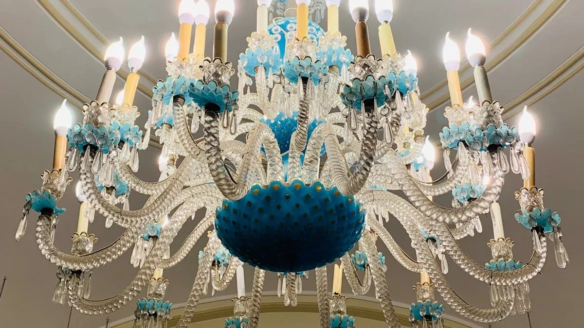 Murano Blown Glass Chandeliers