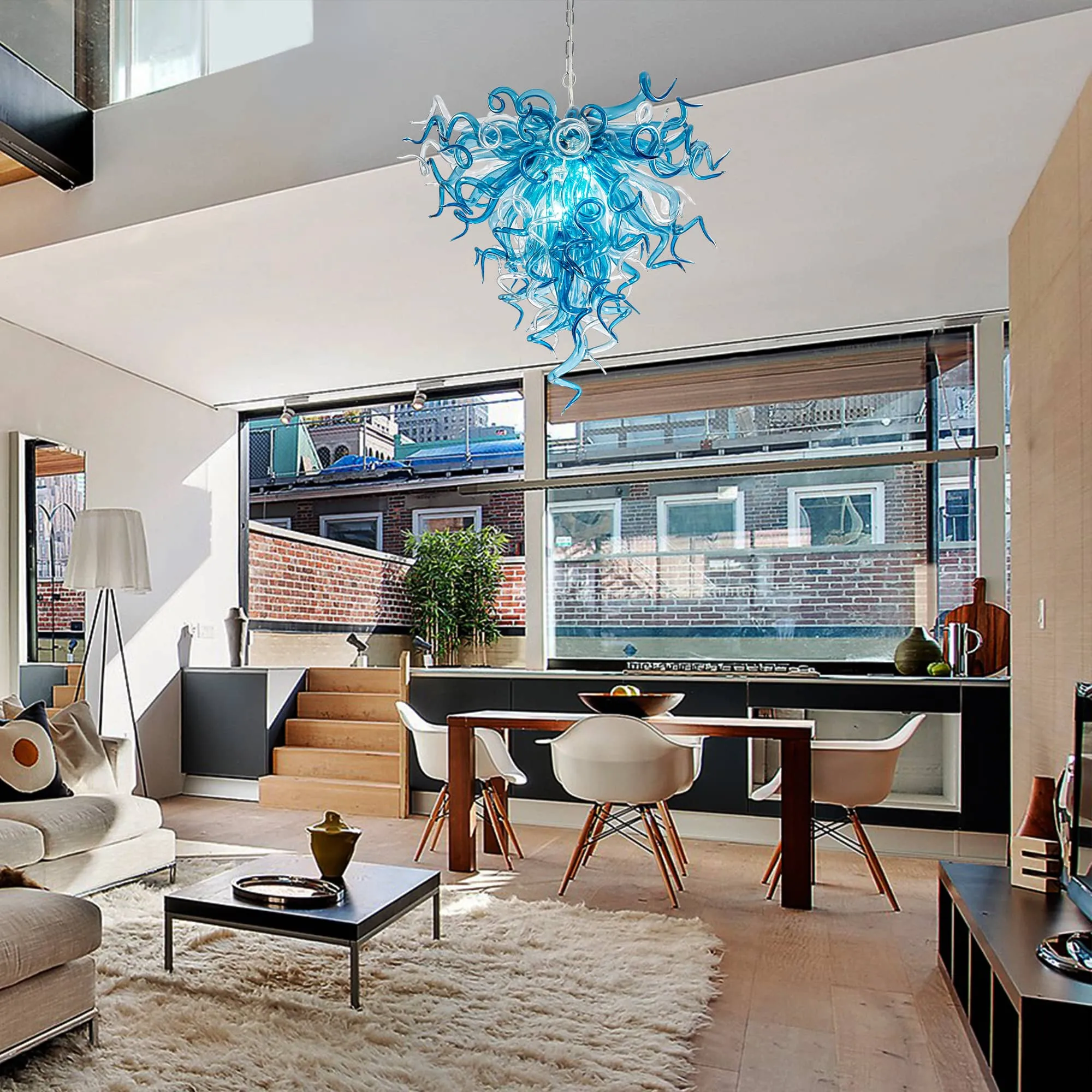 Chihuly style chandelier