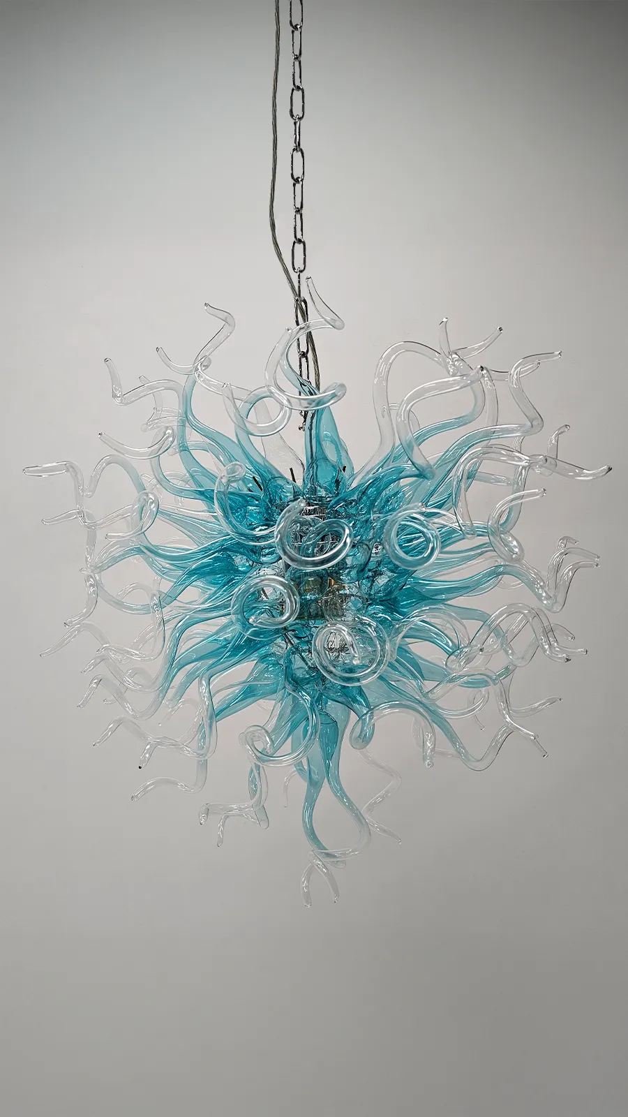 Sea Glass Chandeliers