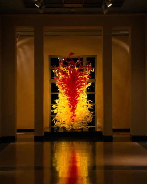 Choosing Between Red and Amber Chandeliers with RemShep