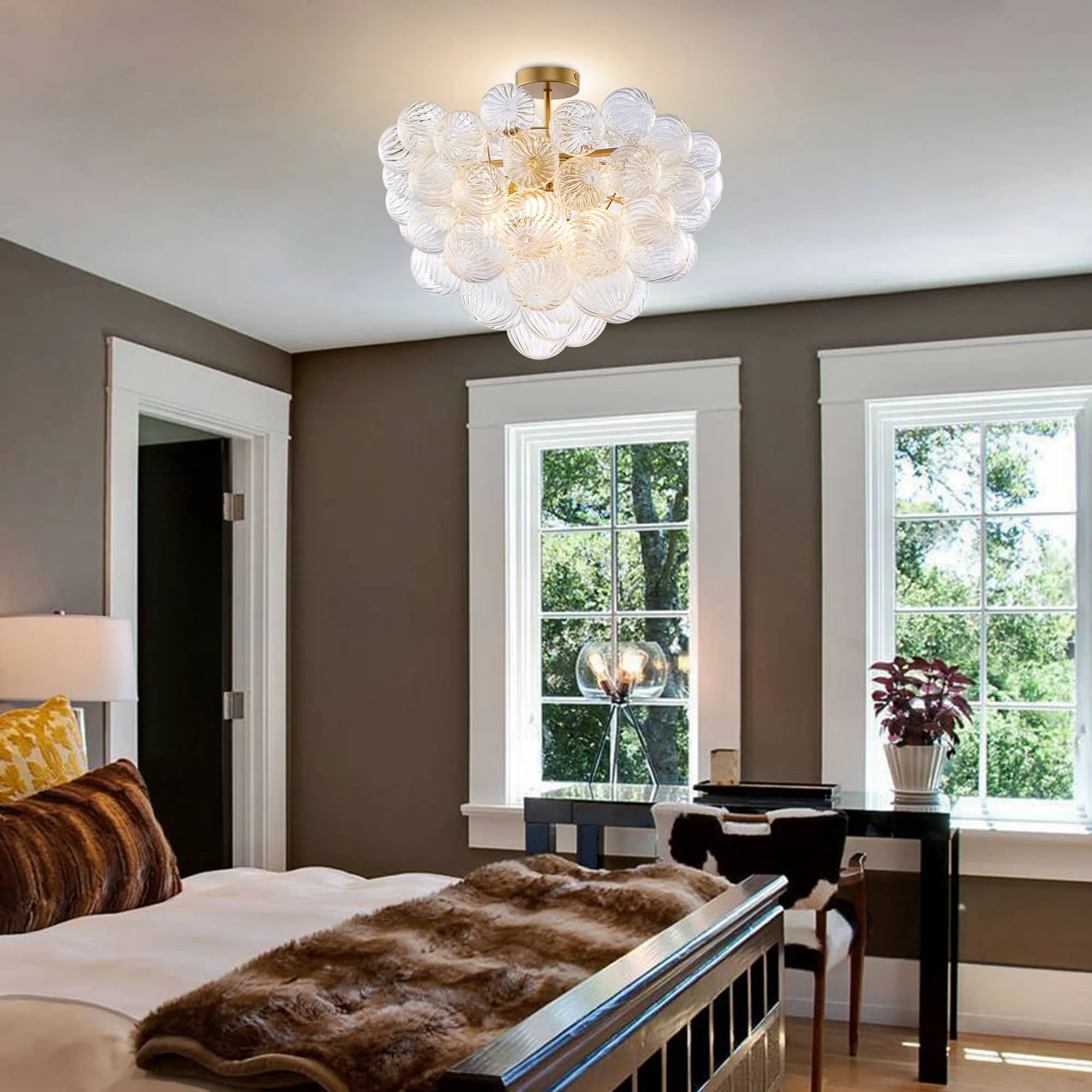 Clear Bubble Chandeliers
