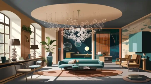How to Incorporate Contemporary Bubble Chandeliers into Various Interior Design Styles