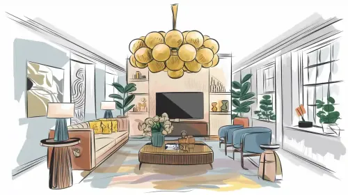 Transform Your Home with Remshep Gold Bubble Chandeliers