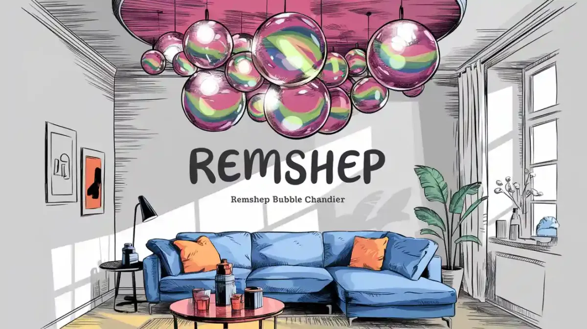 Rainbow Bubble Chandeliers