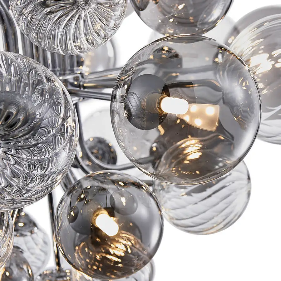 Chrome Bubble Chandelier