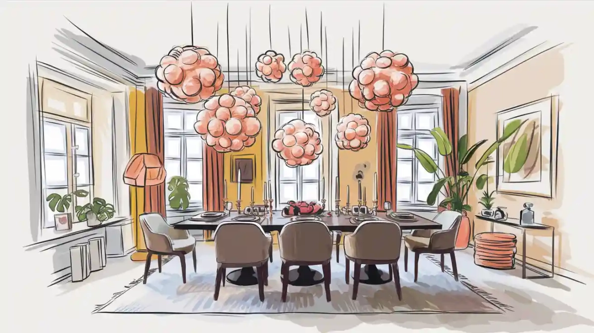 Dining Room Bubble Chandeliers