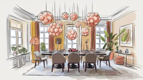 10 Stunning Dining Room Bubble Chandeliers from Remshep
