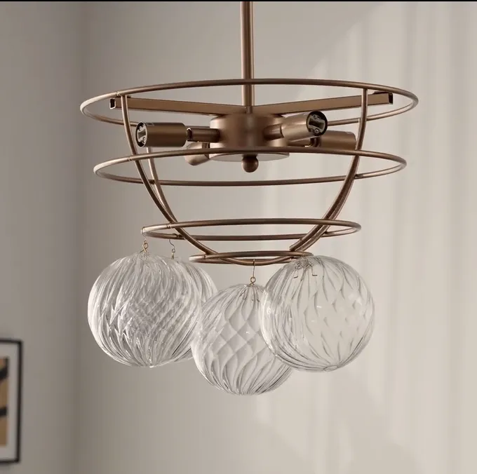 Remshep Bubble Ball Chandeliers