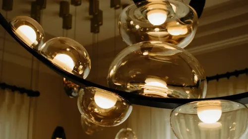 How to install a hanging bubble chandelier