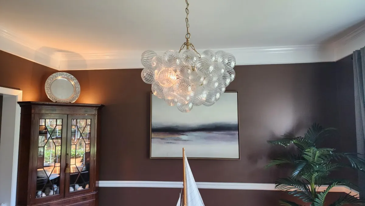 Cluster Glass Bubble Chandeliers
