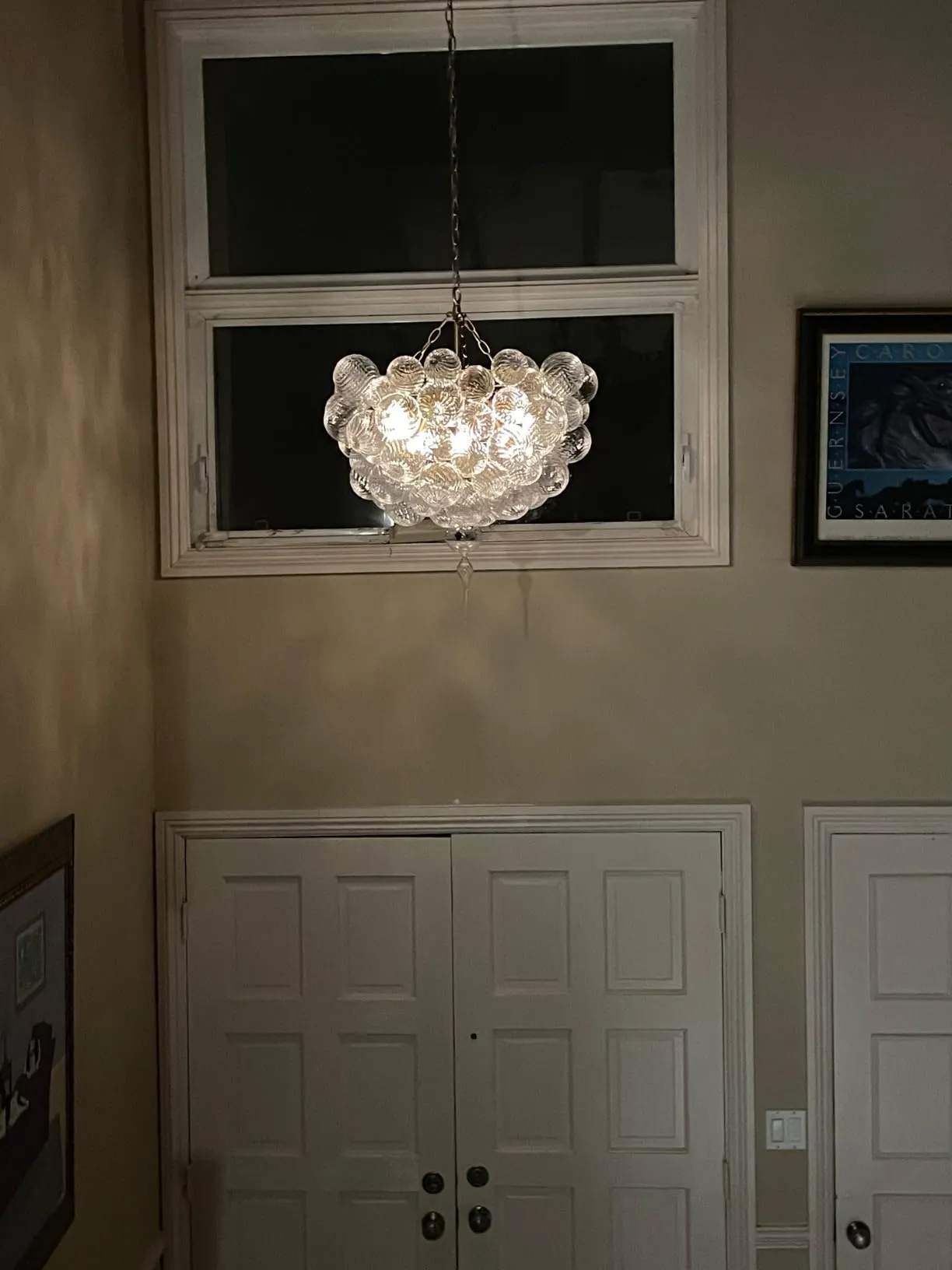 Modern Glass Bubble Chandelier
