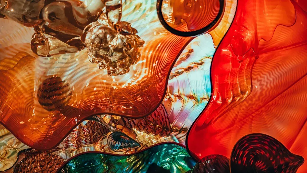 Chihuly Glass Chandelier