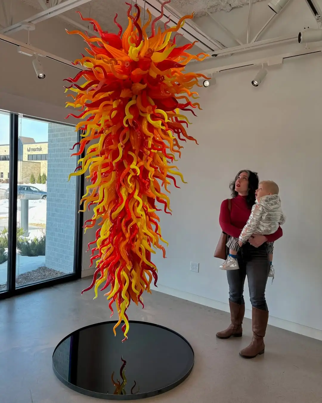 chihuly glass chandelier