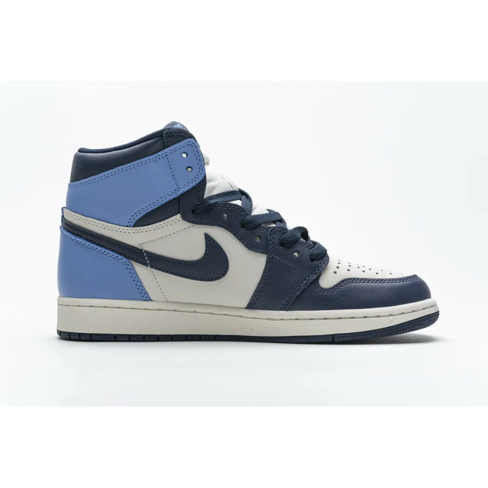 PK GOD Jordan 1 Retro High Obsidian UNC