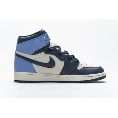 PKGoden Jordan 1 Retro High Obsidian UNC,555088-140 01