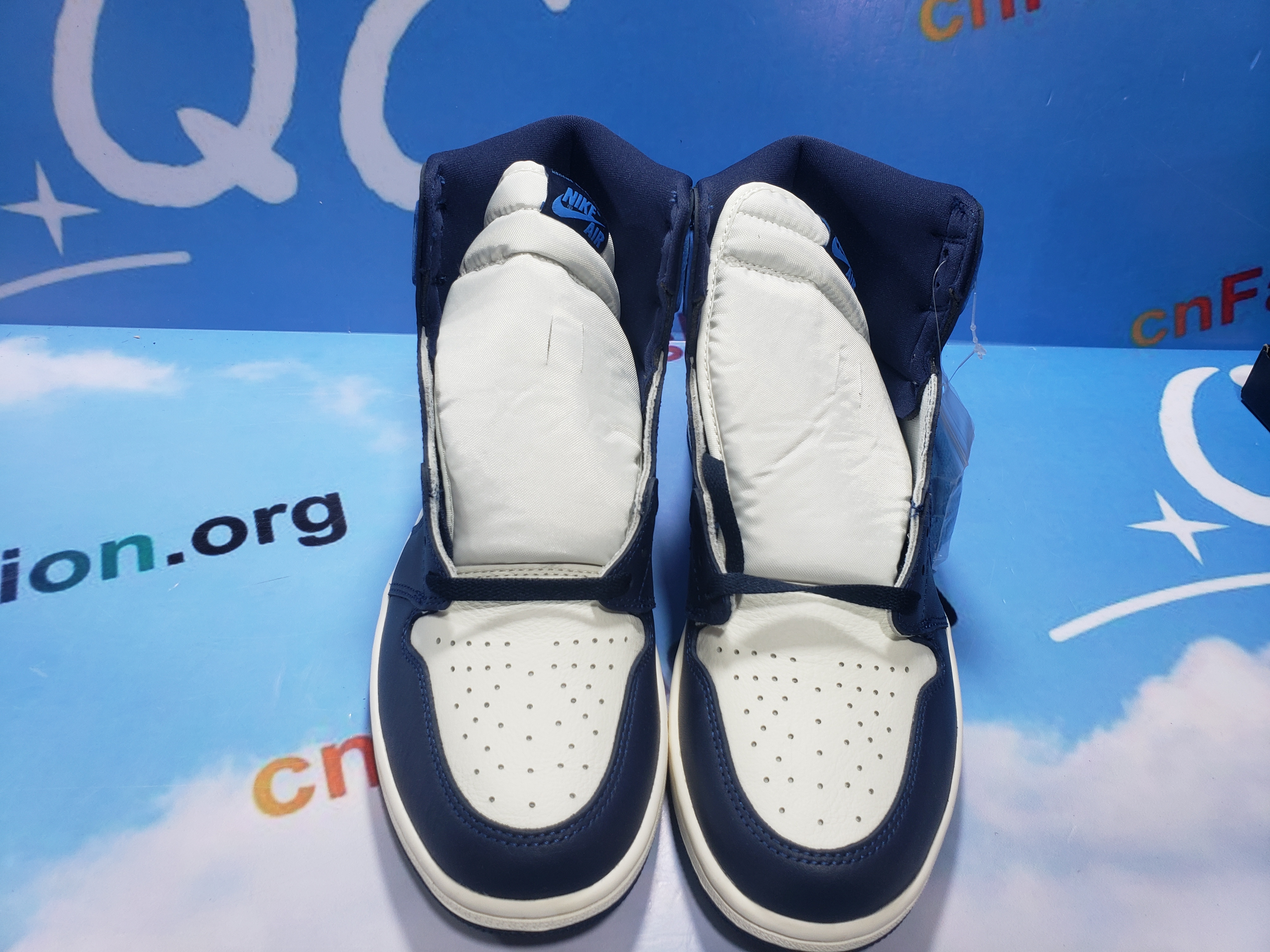 PKGoden Jordan 1 Retro High Obsidian UNC,555088-140