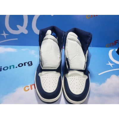 PKGoden Jordan 1 Retro High Obsidian UNC,555088-140 02