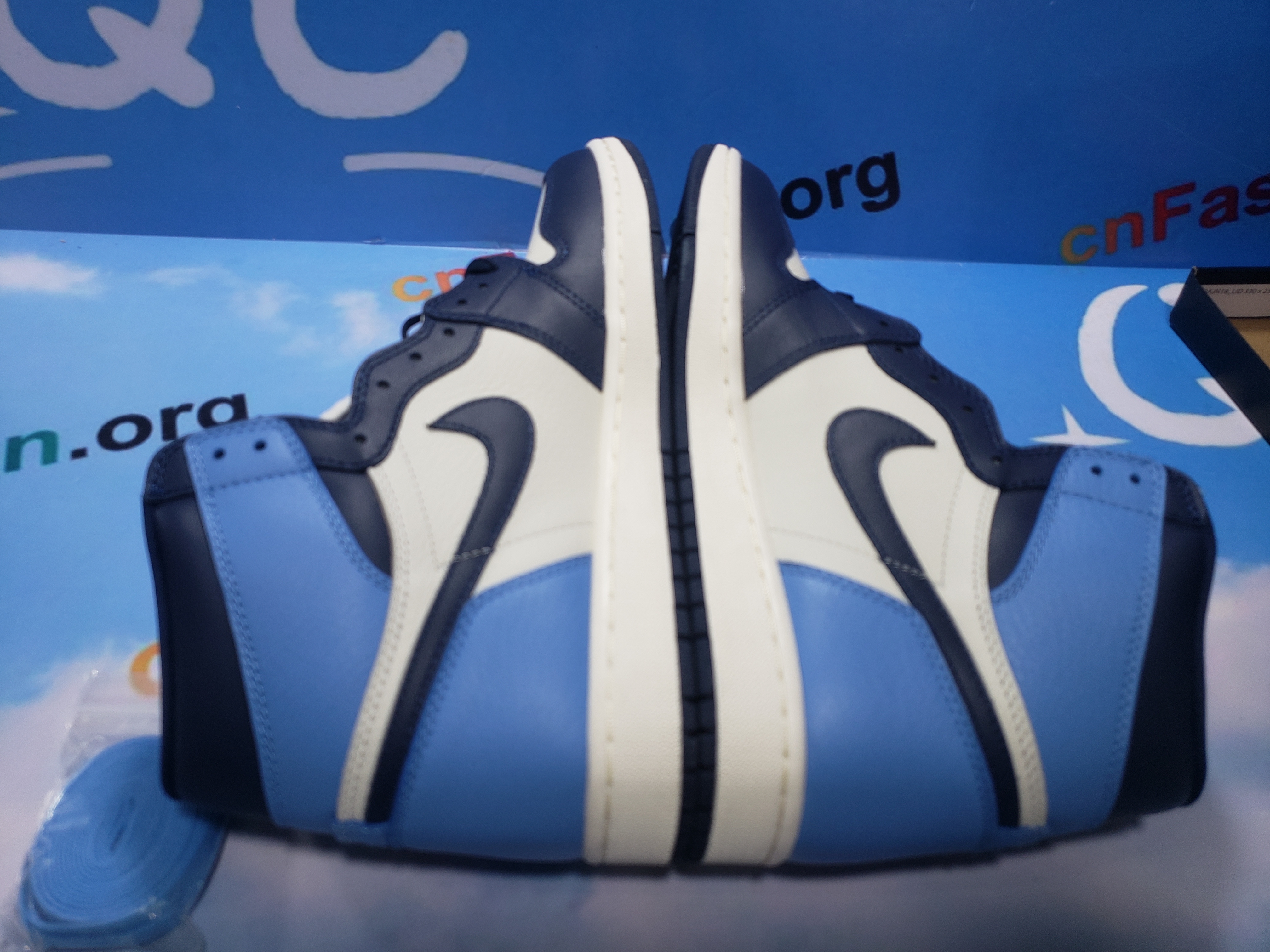 PKGoden Jordan 1 Retro High Obsidian UNC,555088-140