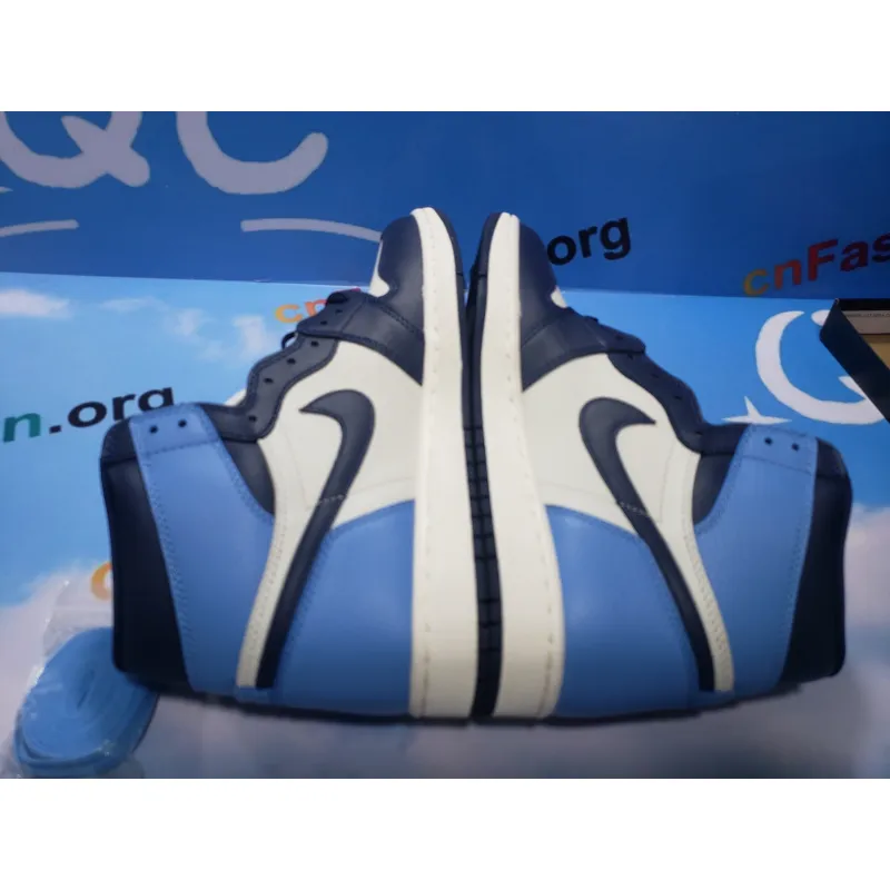PKGoden Jordan 1 Retro High Obsidian UNC,555088-140