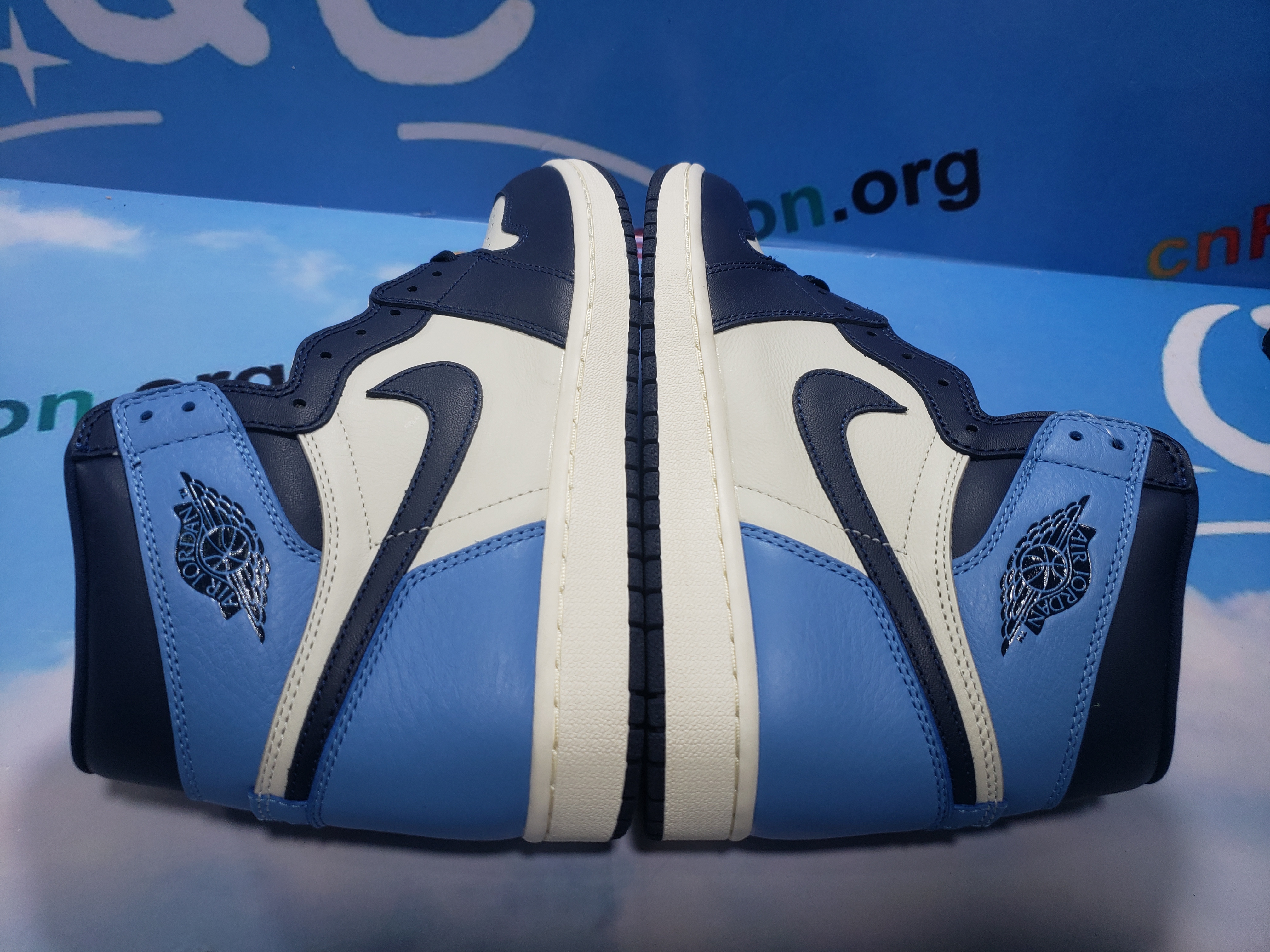 PKGoden Jordan 1 Retro High Obsidian UNC,555088-140