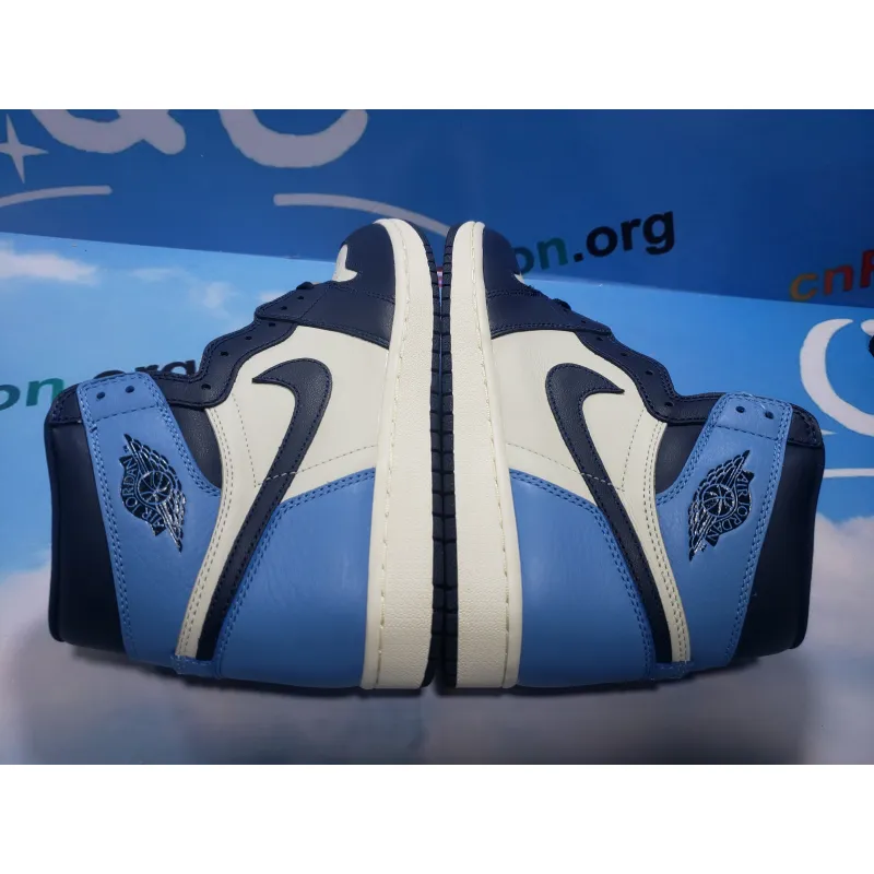 PKGoden Jordan 1 Retro High Obsidian UNC,555088-140