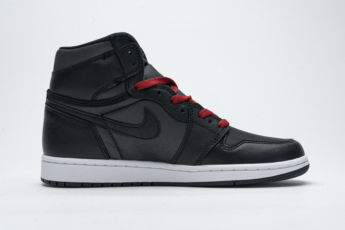 PKGoden Air Jordan 1 Retro High Black Satin Gym Red