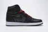 PKGoden Air Jordan 1 Retro High Black Satin Gym Red