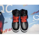 PKGoden Air Jordan 1 Retro High Black Satin Gym Red