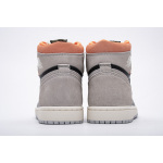 PK GOD Air Jordan 1 Retro High Neutral Grey Hyper Crimson